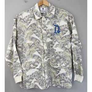 Disney Resort Spirit Jersey Shirt Men's Medium Linen / Cotton Blend Tropical NWT